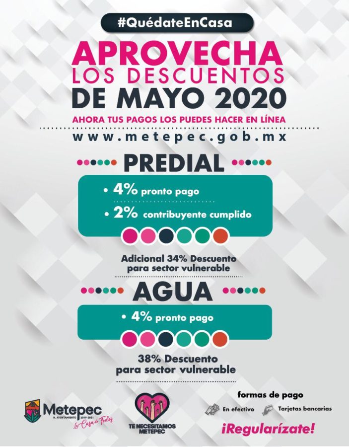 Invita Metepec Aprovechar Descuentos En Predial Y Agua 9859