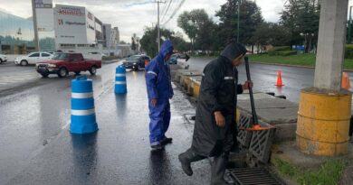 En Metepec, Grupo Tlanchana se activa y monitorea puntos de riesgo