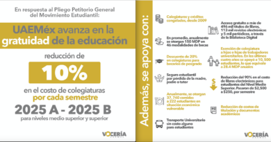 Avanza UAEMéx en la gratuidad de la educación