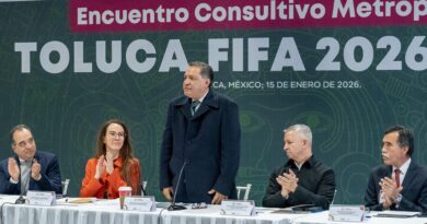 Toluca es apta, organizada y productiva, pieza elemental para el Mundial de Futbol 2026: Ricardo Moreno