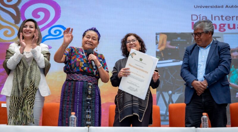 Abrazar los orígenes para proyectar mejores futuros. Desde la UAEMéx promueve Rigoberta Menchú la visión multicultural como herramienta para el avance y la justicia social