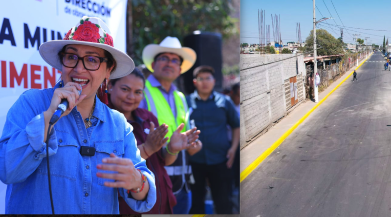 Ecatepec renueva vialidades principales de comunidades