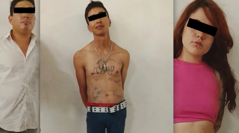 Tras persecución, en Ecatepec la policía municipal detiene a tres “angelitos” con dosis de presunta dr0g4