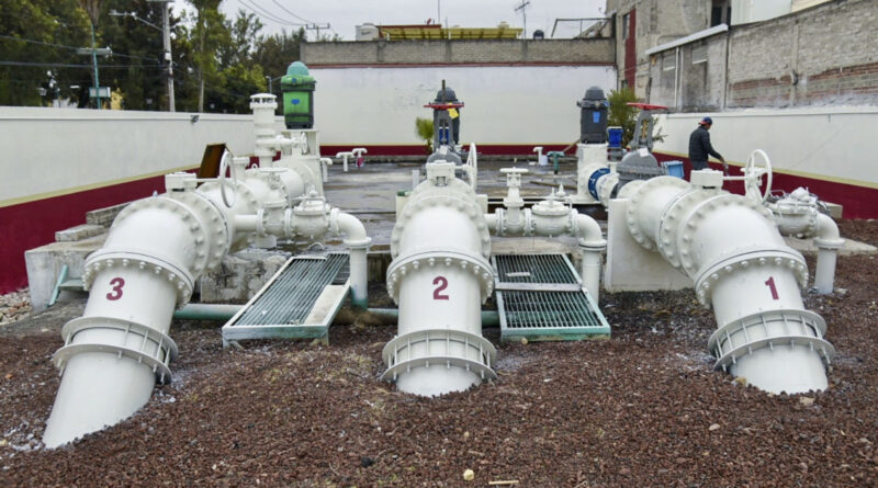 Gobierno del EdoMéx. Beneficio de más de 600 mil habitantes con mantenimiento y rehabilitación de plantas de bombeo en Nezahualcóyotl
