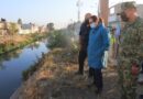 Limpian Canal de Cartagena para prevenir inundaciones, Azucena Cisneros supervisó trabajo