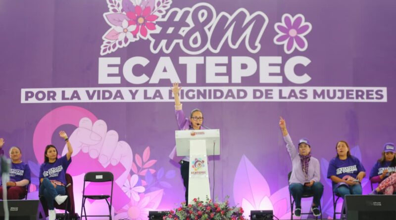 En #8M arranca campaña “En Ecatepec nos Cuidamos Todas” en transporte público