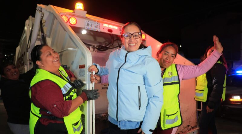 A un mes, con recolección nocturna de basura, se retiran más de 750 toneladas en Ecatepec