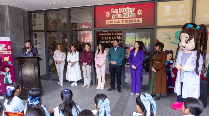 Científicas mexiquenses inspiran a niñas, a través de la exposición fotográfica “La mujer y la niña en la ciencia”, esfuerzo de la UAEMéx y el COMECyT