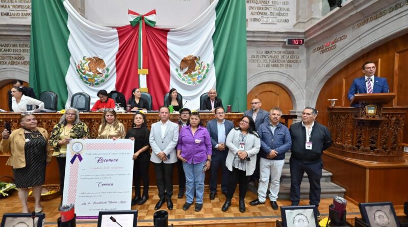 Reconoce Congreso mexiquense trabajo de mujeres periodistas