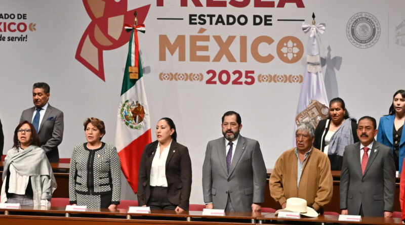Participan congresistas en ceremonia de Aniversario del Estado de México