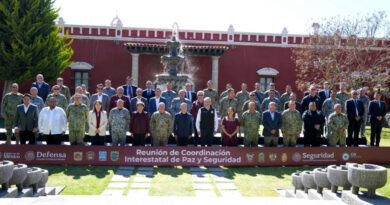 Gobernadora Delfina Gómez participa en la Coordinación Interestatal de Paz y Seguridad con siete entidades de la zona centro