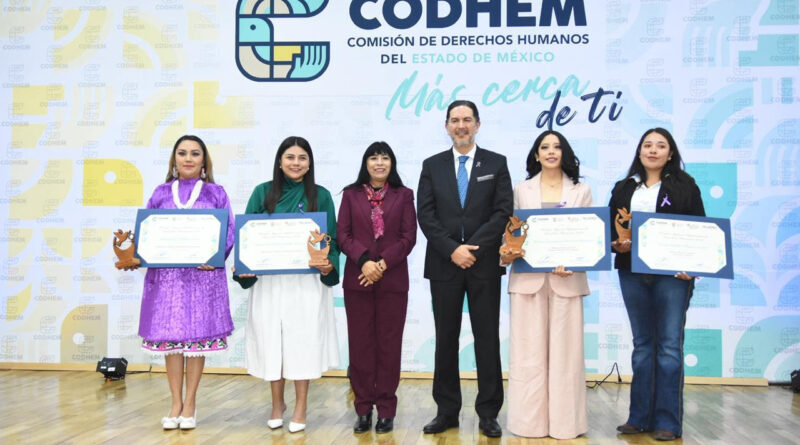Gobierno del EdoMéx y CODHEM reconocen a cuatro mexiquenses con el “Premio Mujeres Defensoras de Derechos Humanos 2026”