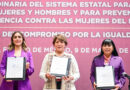 Firman Gobernadora Delfina Gómez y los 125 municipios el Compromiso por la Igualdad para erradicar la violencia de género en EdoMéx
