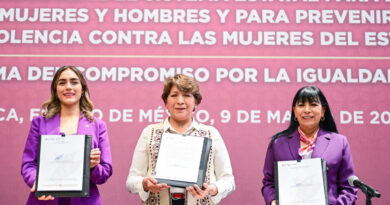 Firman Gobernadora Delfina Gómez y los 125 municipios el Compromiso por la Igualdad para erradicar la violencia de género en EdoMéx