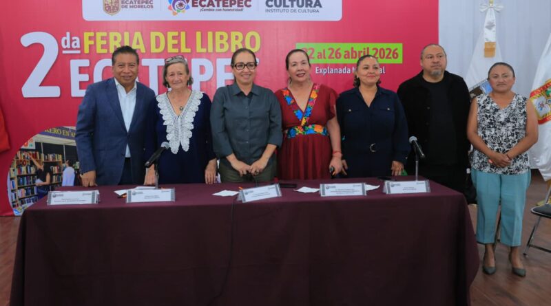 Esperan 50 mil asistentes a la Segunda Feria del Libro Ecatepec 2026