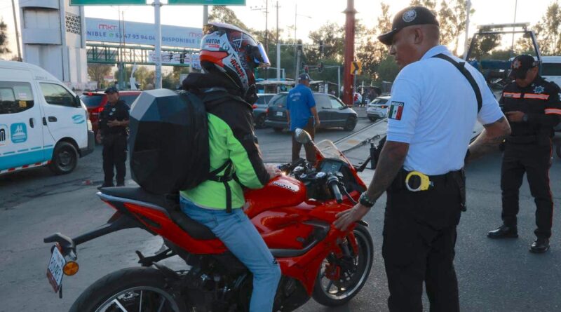 Ecatepec, programa “Moto Segura” envía al corralón a 26 motocicletas