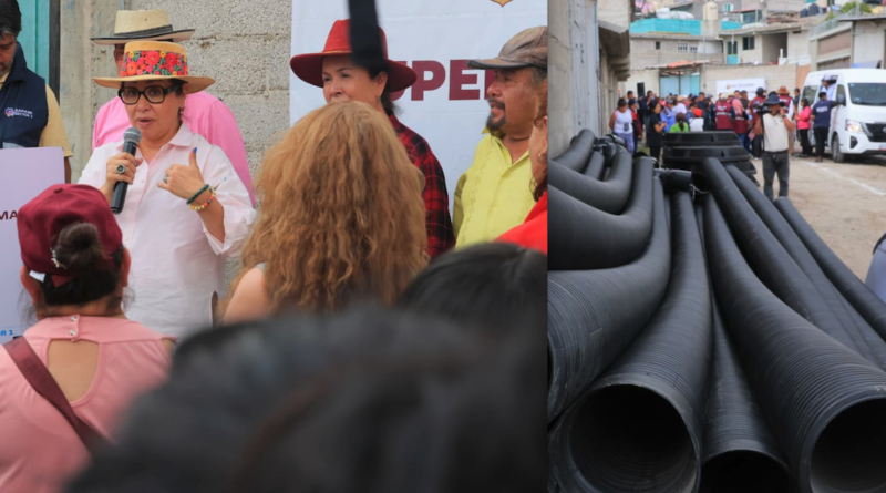 Inicia Ecatepec 250 obras de agua y drenaje; con beneficio a más de 600 personas