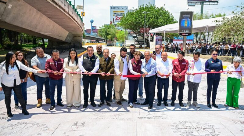 Gobernadora Delfina Gómez entrega obras en Periférico Norte; mejorará movilidad para 15 millones de usuarios