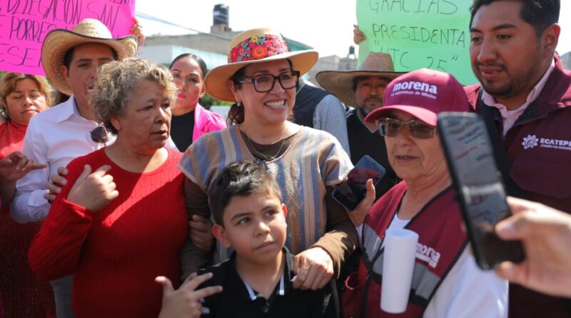 Entregan otra vialidad repavimentada en Ecatepec
