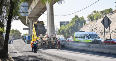 Gobierno de Delfina Gómez da resultados, a tres meses de trabajos, registra avance de 90% en reconstrucción de Periférico Norte  