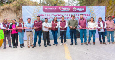 Reabre Gobierno de Delfina Gómez camino que comunica a los municipios de Ixtlahuaca, Naucalpan y el Centro Ceremonial Otomí