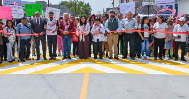 Plan Oriente transforma Chalco: Presidenta Claudia Sheinbaum y Gobernadora Delfina Gómez rehabilitan calle Benito Juárez
