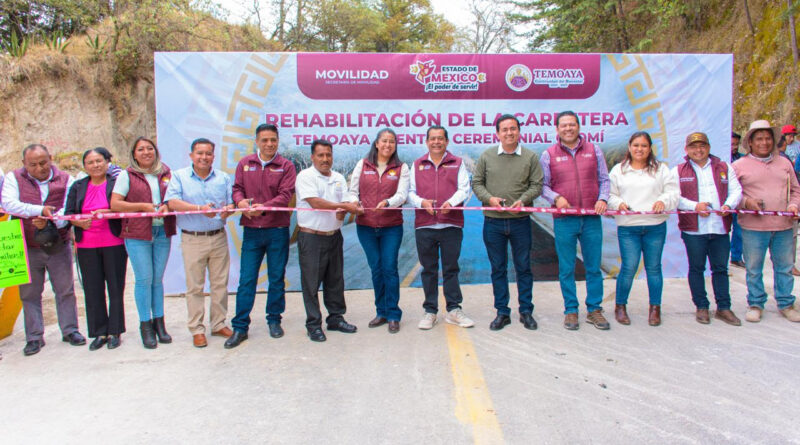 Reabre Gobierno de Delfina Gómez camino que comunica a los municipios de Ixtlahuaca, Naucalpan y el Centro Ceremonial Otomí