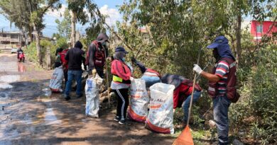 En gran faena de limpieza, 29 toneladas de basura levanta el Gobierno del EdoMéx
