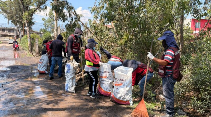 En gran faena de limpieza, 29 toneladas de basura levanta el Gobierno del EdoMéx