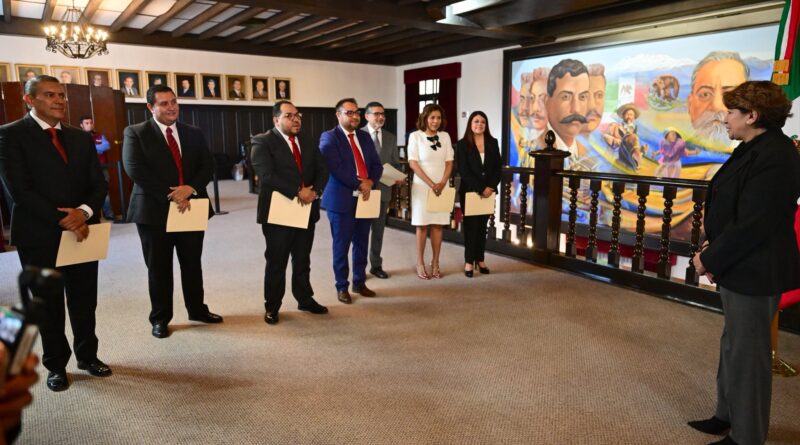 Designa Gobernadora Delfina Gómez a Alma Juárez como Presidenta del Tribunal Estatal de Conciliación y Arbitraje y a Antonio Jaymes como Director General del ISSEMYM