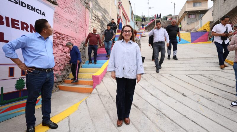 Ecatepec, Gobierno Municipal y vecinos transforman la parte alta de Ecatepec