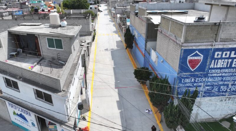 En Ecatepec, Gobierno de Azucena y vecinos, han pavimentado más de 550 calles con “Cimientos de Esperanza”