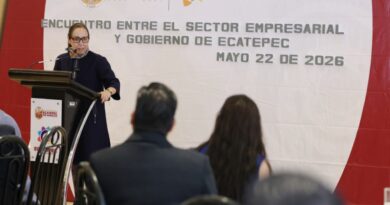 “En Ecatepec, sepan que pueden venir a fincar sus empresas”: Azucena Cisneros