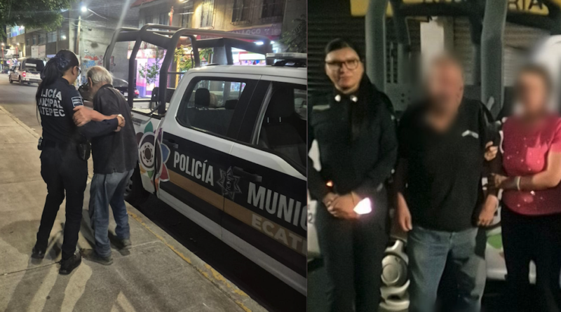 Cuidemos de nuestros Adultos Mayores, Policía de Ecatepec traslada a su hogar a abuelito de 84 años extraviado