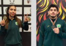 Oro y plata para la UAEMéx, Jade Pérez y Ricardo Guerra levantan la mano en judo universitario