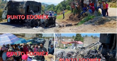 En Xonacatlán no quieren más contaminación y problemas; incendian un camión de basura