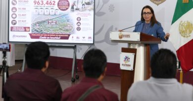 Limpia Ecatepec 902 km de tubería,“Hemos retirado más de un millón de cubetas de lodo, atendido 41 socavones y rehabilitado 63 calles”: Azucena