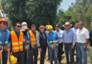 Supervisa Gobernadora Delfina Gómez trabajos de limpieza tras desbordamiento del río Papalotla 