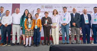 Gobernadora Delfina Gómez, Fundación Coca-Cola y Conagua celebran instalación en EdoMéx del sistema mil de captación pluvial del programa “Escuelas con Agua”
