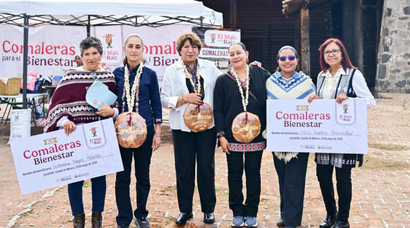 Presidenta Claudia Sheinbaum y Gobernadora Delfina Gómez arrancan en EdoMéx programa “Comaleras Bienestar”