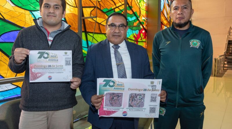Va Ingeniería UAEMéx por 70 años, lo festeja con carrera atlética y caminata