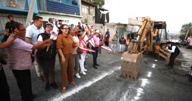 ¡El progreso no se detiene! Azucena Cisneros da banderazo de inicio a obras en la avenida Ecatepec