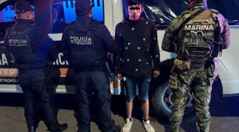 Policía de Ecatepec y Marina hallan a menor sustraído y detienen a sujeto