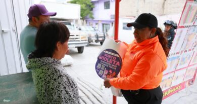 Llevan Red Violeta a Ciudad Cuauhtémoc contra acoso y violencia de género
