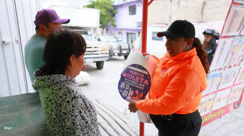 Llevan Red Violeta a Ciudad Cuauhtémoc contra acoso y violencia de género