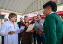 Visita Gobernadora Delfina Gómez Secundaria “2 de Octubre” en Ixtapaluca; da seguimiento a mesas de trabajo para mejorar condiciones del personal docente y estudiantes