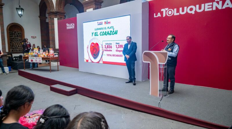 Llama Ricardo Moreno a colaborar con el Banco de Alimentos Cáritas del Estado de México