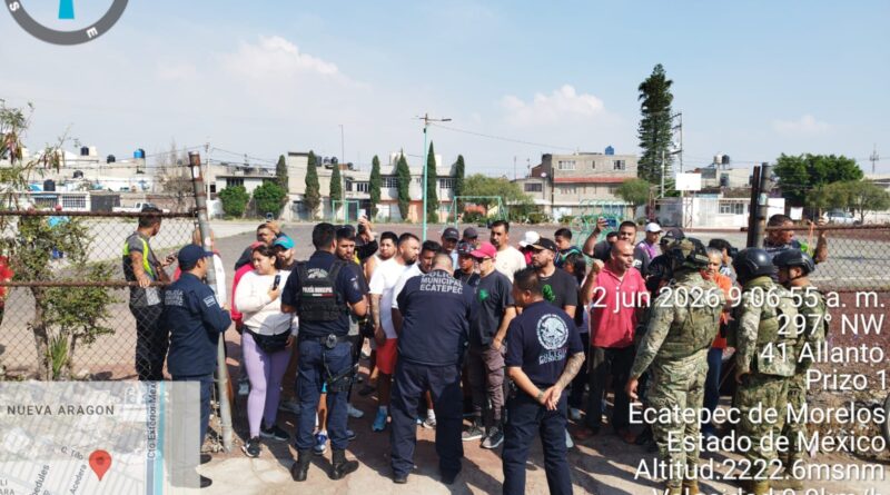 Inician en Ecatepec rescate del deportivo de la colonia Prizo I
