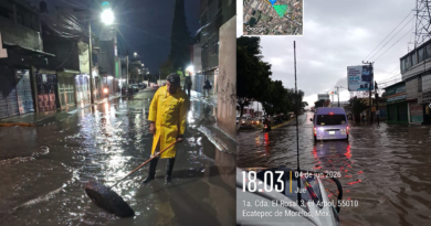 Gobierno de Ecatepec despliega Operativo Tormenta ante lluvia 
