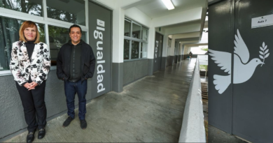 Corredor de la Paz: arte que une a la comunidad de la Facultad de Turismo y Gastronomía de la UAEMéx